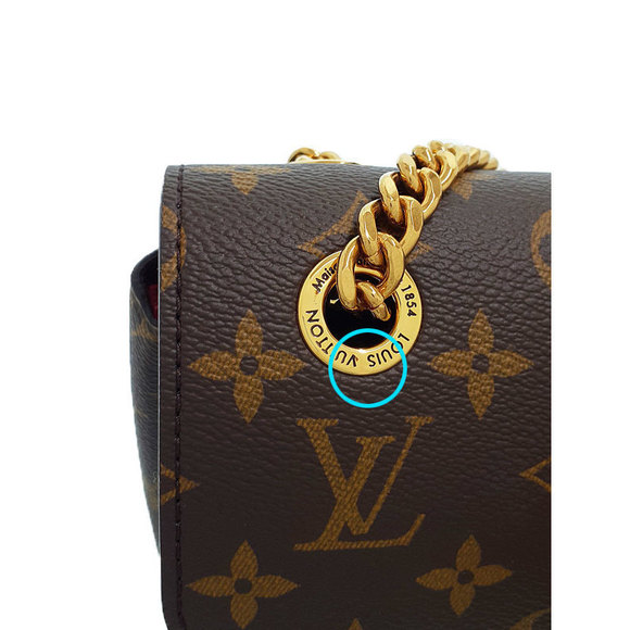 Louis Vuitton Monogram Passy Chain Shoulder Bag Bordeaux - Picture 5 of 9